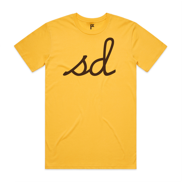 SD STAPLE TEE - YELLOW