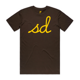 SD STAPLE TEE - BROWN