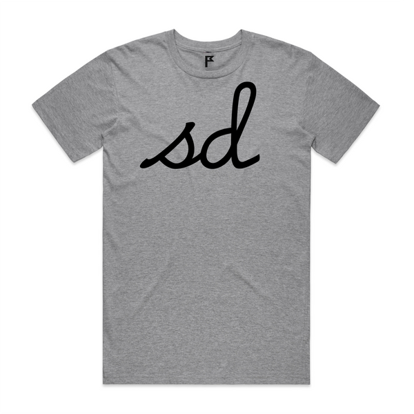 SD STAPLE TEE - ATHLETIC GREY