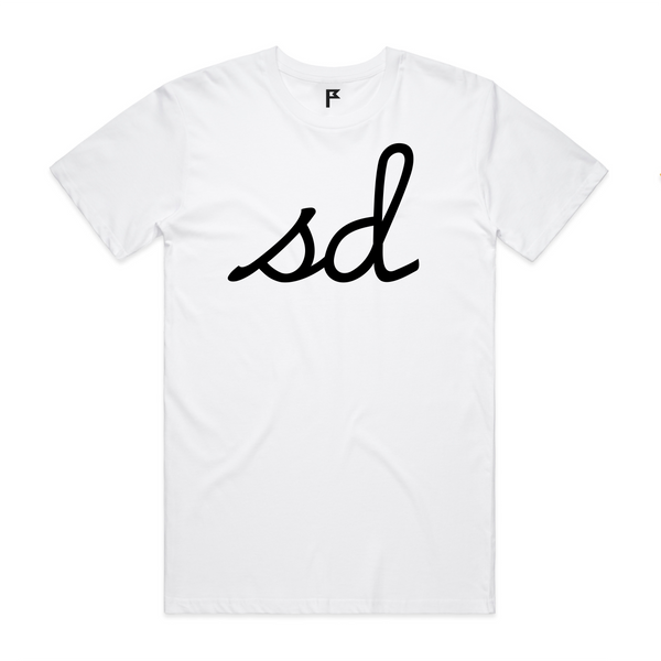 SD STAPLE TEE - WHITE