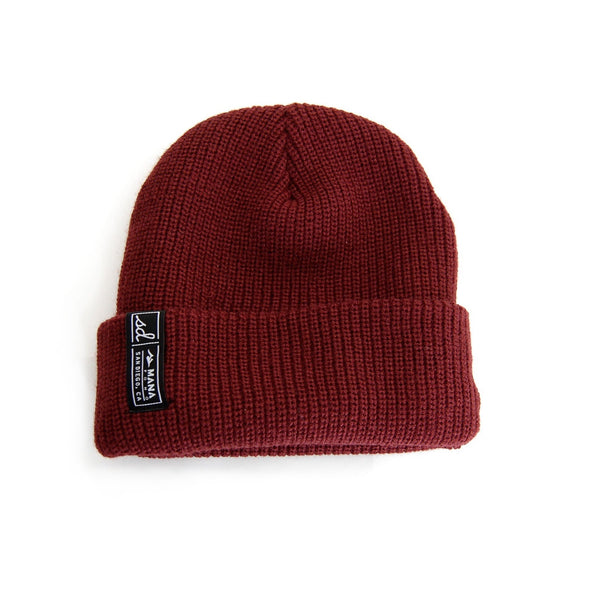 2 IN 1 Cuffed & Slouchy Beanie- SANGRIA