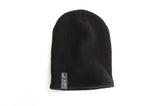 2 IN 1 Cuffed & Slouchy Beanie - JET BLK