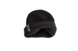 2 IN 1 Cuffed & Slouchy Beanie - JET BLK