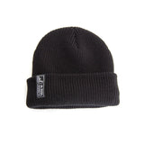 2 IN 1 Cuffed & Slouchy Beanie - JET BLK